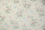 1970s Floral Vintage Wallpaper