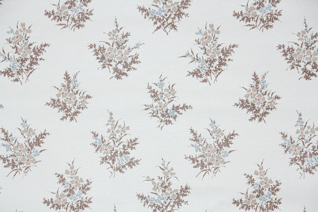 1980s Floral Vintage Wallpaper