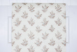 1980s Floral Vintage Wallpaper