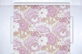 1970s Floral Vintage Wallpaper