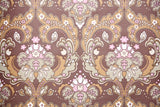 1970s Damask Vintage Wallpaper
