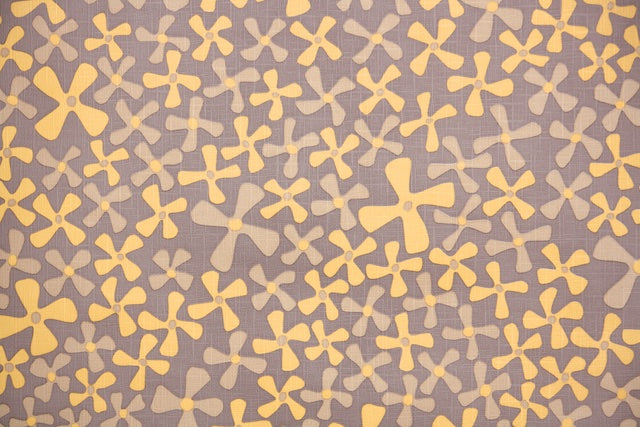 1970s Floral Vintage Wallpaper