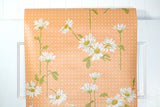 1970s Floral Vintage Wallpaper