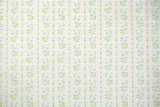 1960s Floral Stripe Vintage Wallpaper