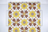 1970s Floral Vintage Wallpaper