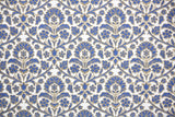 1960s Floral Damask Vintage Wallpaper
