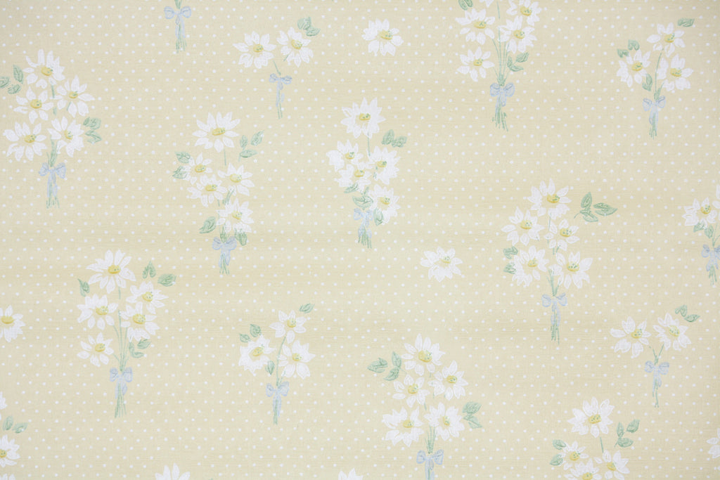 1970s Floral Vintage Wallpaper