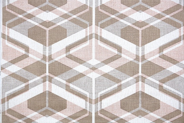 1970s Geometric Vintage Wallpaper