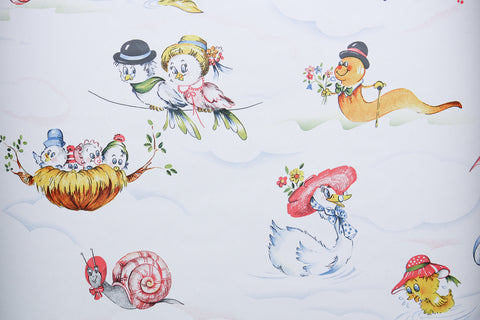 1980s Childrens Vintage Wallpaper