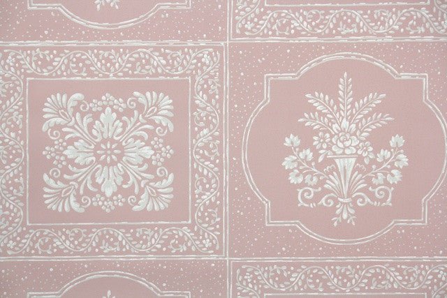 1950s Floral Vintage Wallpaper