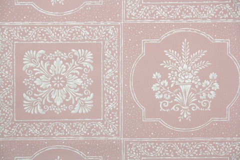 1950s Floral Vintage Wallpaper