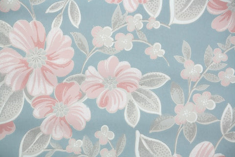 1940s Floral Vintage Wallpaper