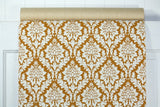 1960s Damask Vintage Wallpaper