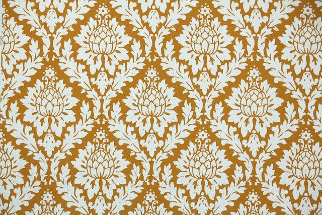 1960s Damask Vintage Wallpaper