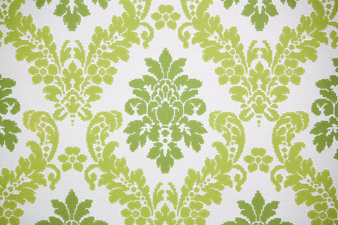 1970s Damask Vintage Wallpaper