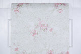 1980s Floral  Vintage Wallpaper