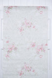 1980s Floral  Vintage Wallpaper