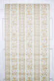 1970s Floral Stripe Vintage Wallpaper