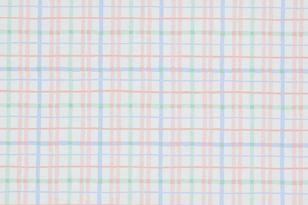 1980s Plaid Vintage Wallpaper