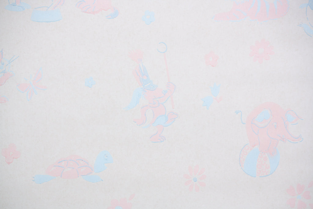 1960s Childrens Vintage Wallpaper