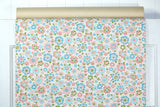 1960s Floral Vintage Wallpaper