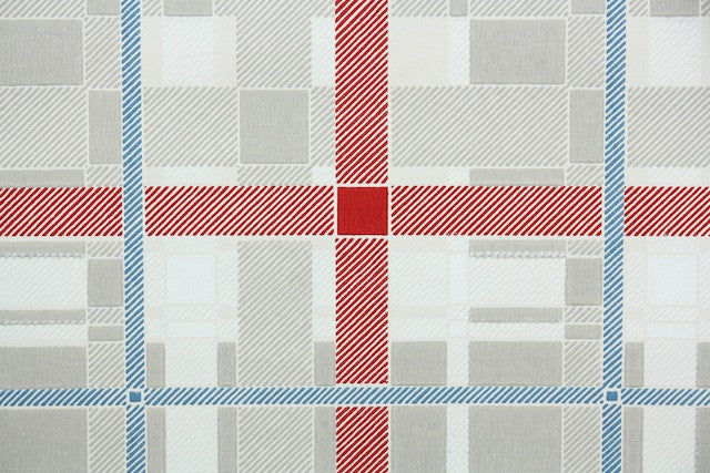 1950s Plaid Vintage Wallpaper