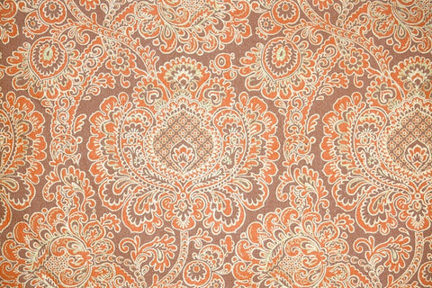 1970s Damask Vintage Wallpaper