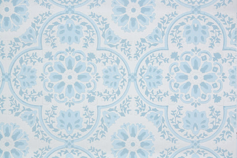 1970s Vintage Flock Wallpaper