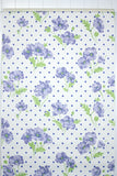 1970s Floral Vinyl Vintage Wallpaper