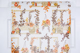 1970s Floral Vintage Wallpaper