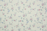 1980s Floral Vintage Wallpaper