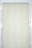 1960s Floral Stripe Vintage Wallpaper