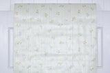 1980s Floral Stripe Vintage Wallpaper