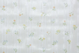 1980s Floral Stripe Vintage Wallpaper