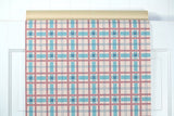 1950s Plaid Vintage Wallpaper