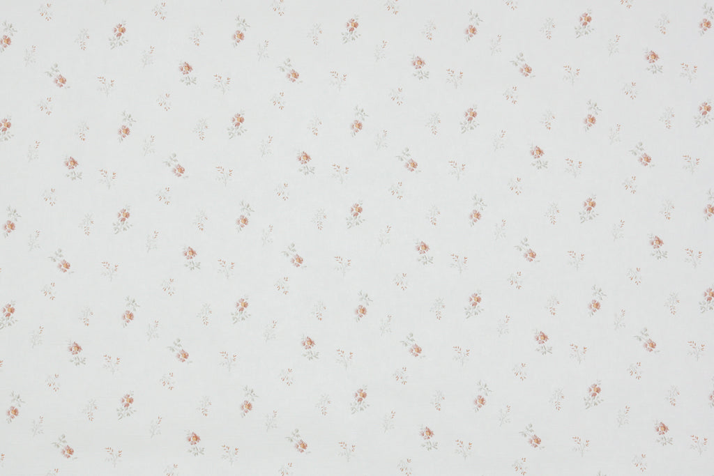 1980s Floral Vintage Wallpaper