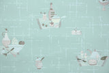 1950s Kitchen Vintage Wallpaper