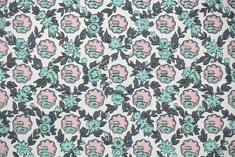 1950s Floral Vintage Wallpaper