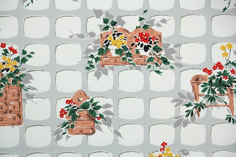 1950s Kitchen Vintage Wallpaper