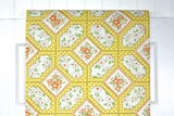 1960s Floral Vintage Wallpaper
