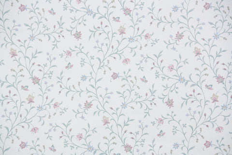 1980s | 1990s Floral Vintage Wallpaper