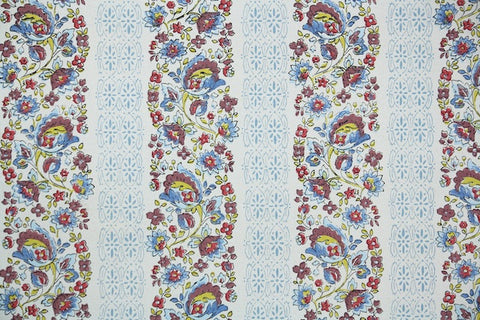 1960s Floral Vintage Wallpaper