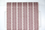 1980s Floral Stripe Vintage Wallpaper