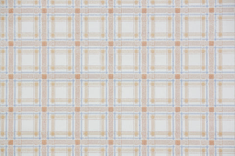1980s Plaid Vintage Wallpaper