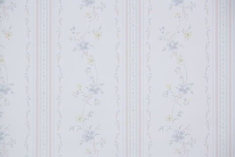 1980s | 1990s Floral Vintage Wallpaper