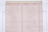 1940s Floral Stripe Vintage Wallpaper