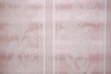 1940s Floral Stripe Vintage Wallpaper