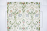 1980s Floral Vintage Wallpaper