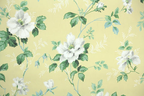 1940s Floral Vintage Wallpaper
