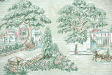 1950s Scenic Vintage Wallpaper